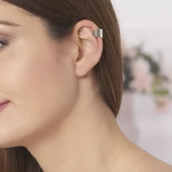 Bijou D'oreille Unitaire Tessa Argent Blanc