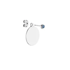 Bijoux D'oreilles Aleksandra Argent Blanc Oxyde De Zirconium|Marc Orian Clearance
