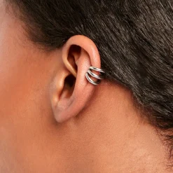 Bijoux D'Oreilles Arthemise Acier Blanc|Marc Orian