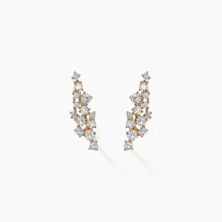 Bijoux D'oreilles Doline Plaqué Or Doré Oxyde De Zirconium|Marc Orian Sale