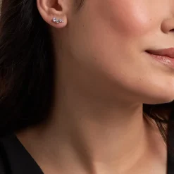 Bijoux D'oreilles Ethere Or Jaune Oxyde De Zirconium|Marc Orian Discount