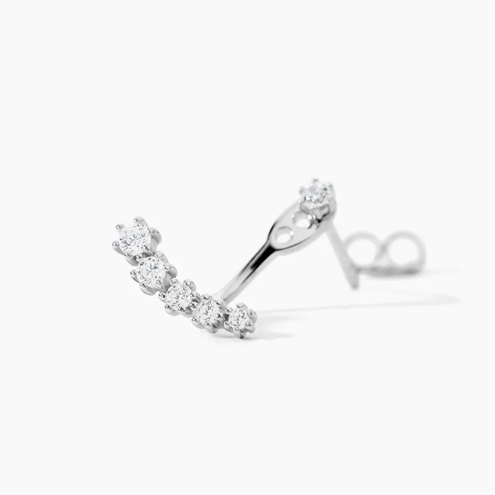 Bijoux D'oreilles Karoly Argent Blanc Oxyde De Zirconium|Marc Orian Clearance