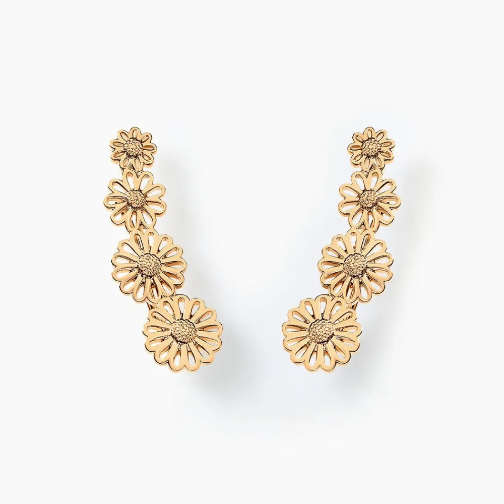 Bijoux D'oreilles Mahonia Plaqué Or Doré|Marc Orian Outlet