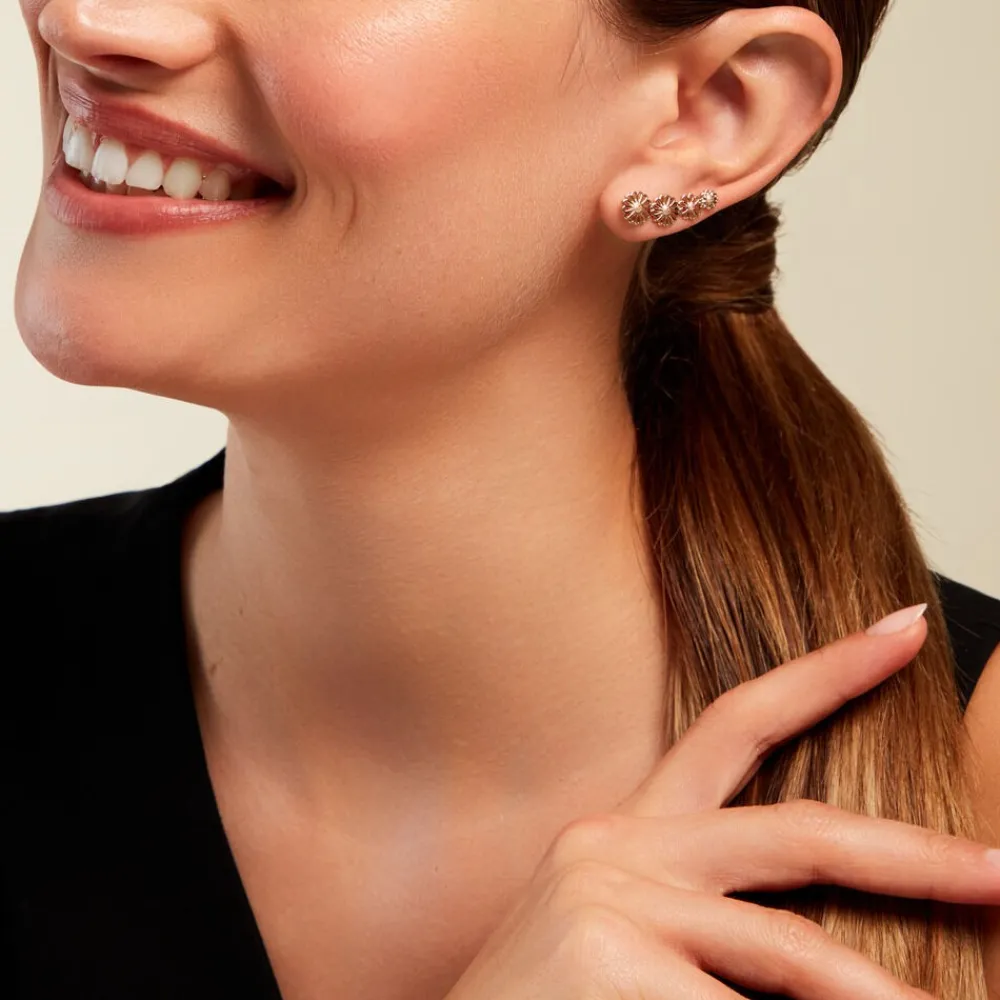 Bijoux D'oreilles Mahonia Plaqué Or Doré|Marc Orian Outlet