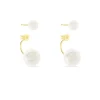 Bijoux D'oreilles Metisse Or Jaune Perle De Culture|Marc Orian Outlet