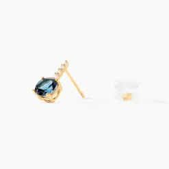 Bijoux D'oreilles Monroe Or Jaune Topaze Oxyde De Zirconium|Marc Orian Clearance