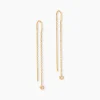 Bijoux D'oreilles Samiha Plaqué Or Jaune Oxyde De Zirconium|Marc Orian New