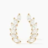 Bijoux D'oreilles Sparkle Or Jaune Oxyde De Zirconium|Marc Orian Hot