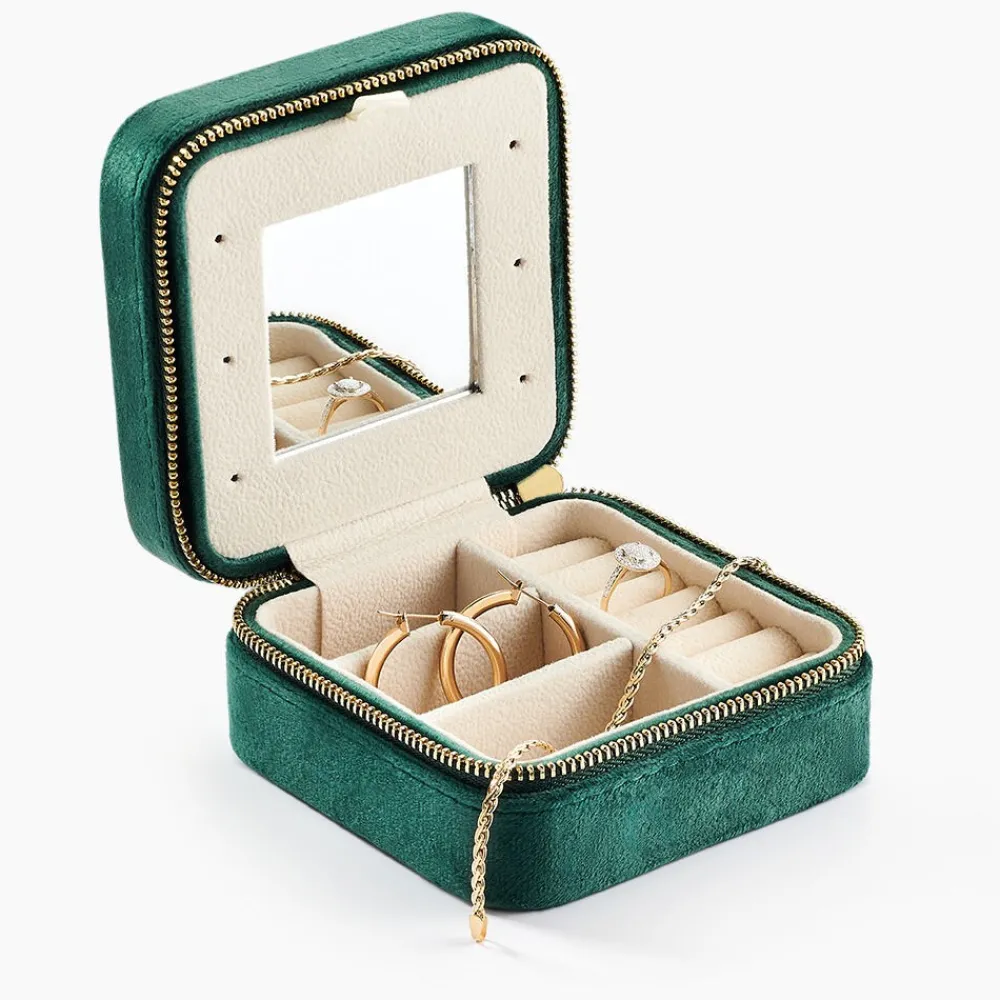 Boite à Bijou Tissu Vert|Marc Orian Sale