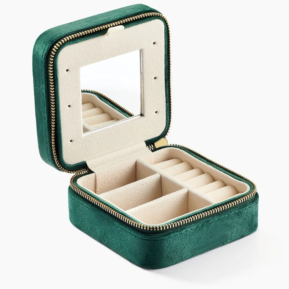 Boite à Bijou Tissu Vert|Marc Orian Sale