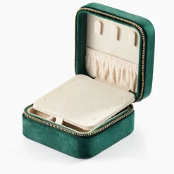 Boite à Bijou Tissu Vert|Marc Orian Sale
