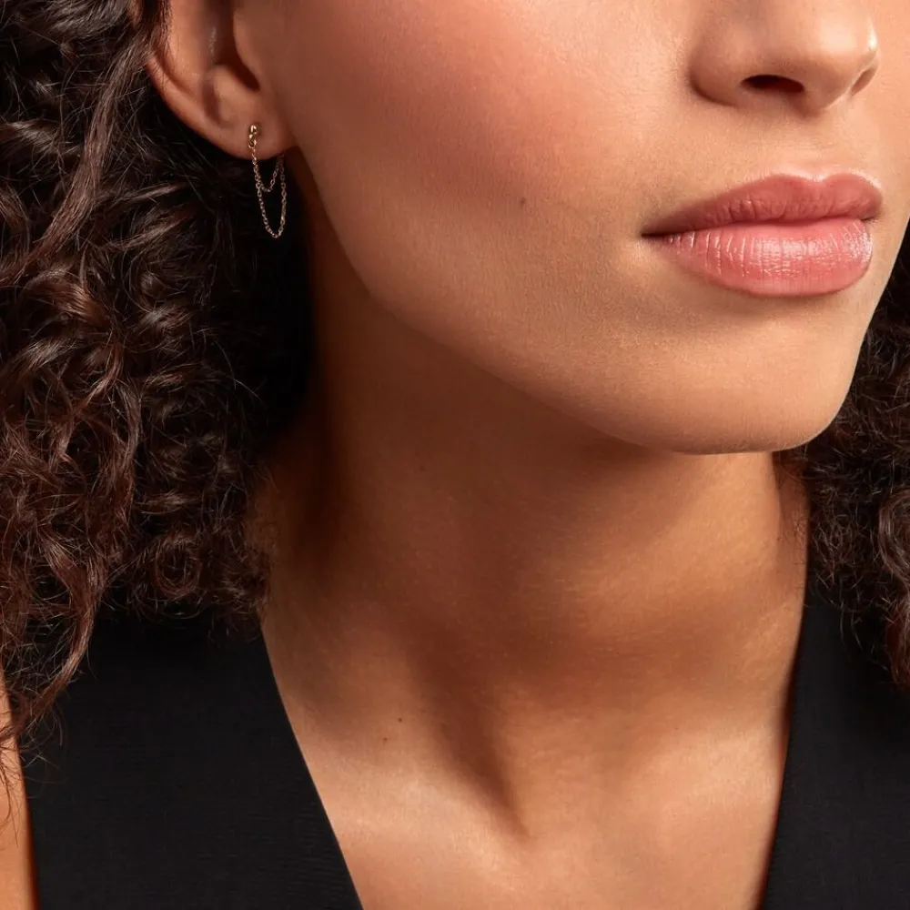 Boucle D'oreille Chander Or Jaune|Marc Orian New