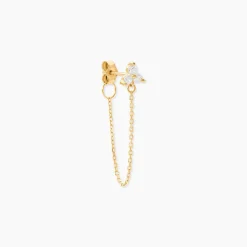 Boucle D'oreille Unitaire Edweena Or Jaune Oxyde De Zirconium|Marc Orian Clearance