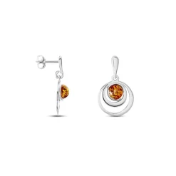 Boucles D'oreilles Argent Blanc Alanna Ambres|Marc Orian Outlet