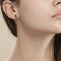 Boucles D'oreilles Argent Blanc Aleina Ambres|Marc Orian Discount