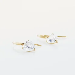 Boucles D'oreilles Djimmy Or Jaune Oxyde