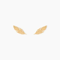 Boucles D'oreilles Grimpantes Hanae Plaqué Or Jaune|Marc Orian Best