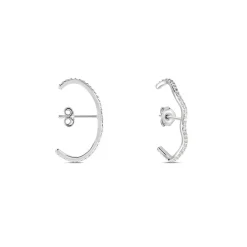 Boucles D'oreilles Lowri De Zirconium|Marc Orian New