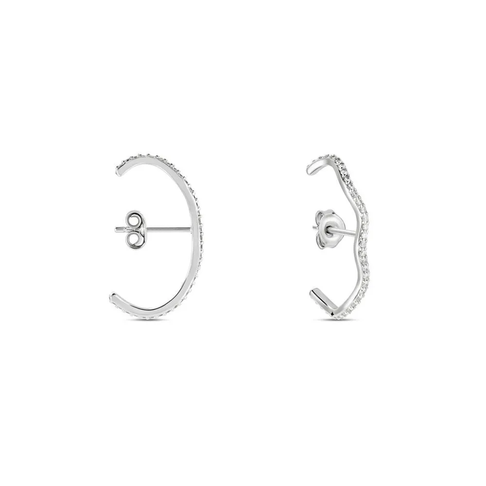 Boucles D'oreilles Lowri De Zirconium|Marc Orian New
