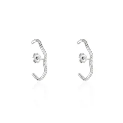 Boucles D'oreilles Lowri De Zirconium|Marc Orian New