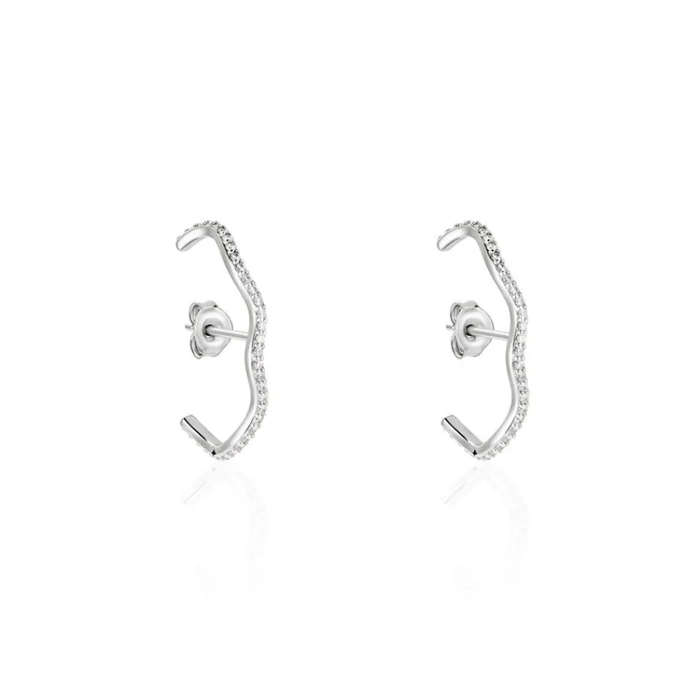 Boucles D'oreilles Lowri De Zirconium|Marc Orian New