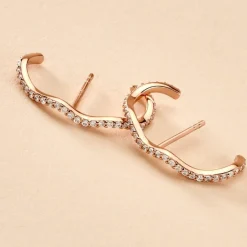 Boucles D'oreilles Lowri De Zirconium|Marc Orian New