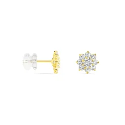 Boucles D'oreilles Or Jaune Darice Oxydes