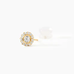 Boucles D'oreilles Or Jaune Vallie Oxydes|Marc Orian