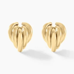 Boucles D'oreilles Or Jaune Verbena