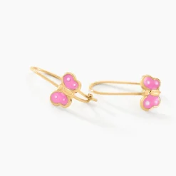 Boucles D'oreilles Pendantes Souline Papillon Or Jaune|Marc Orian Online