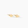 Boucles D'oreilles Pendantes France-marie Coeur Or Jaune|Marc Orian
