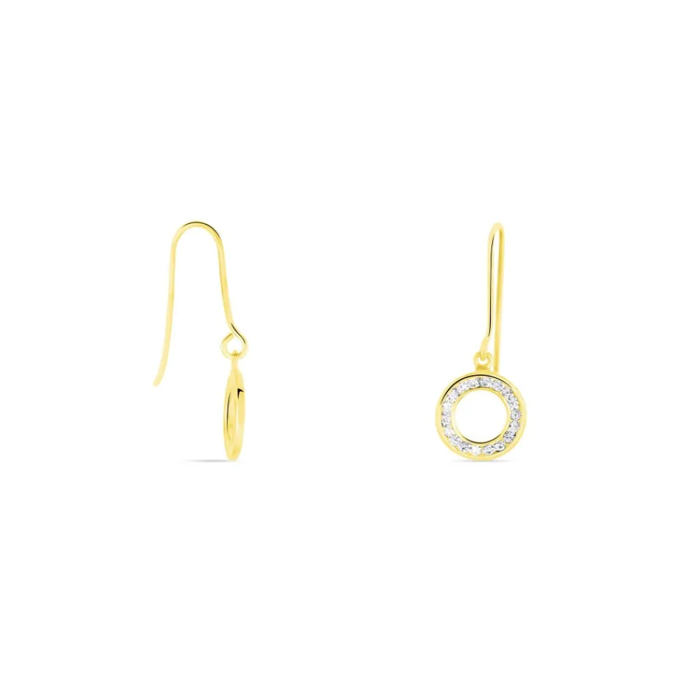 Boucles D'oreilles Pendantes Lavande Or Jaune Oxydes|Marc Orian Clearance
