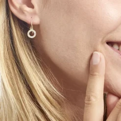 Boucles D'oreilles Pendantes Lavande Or Jaune Oxydes|Marc Orian Clearance