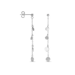 Boucles D'oreilles Pendantes Lorainne De Zirconium|Marc Orian Discount