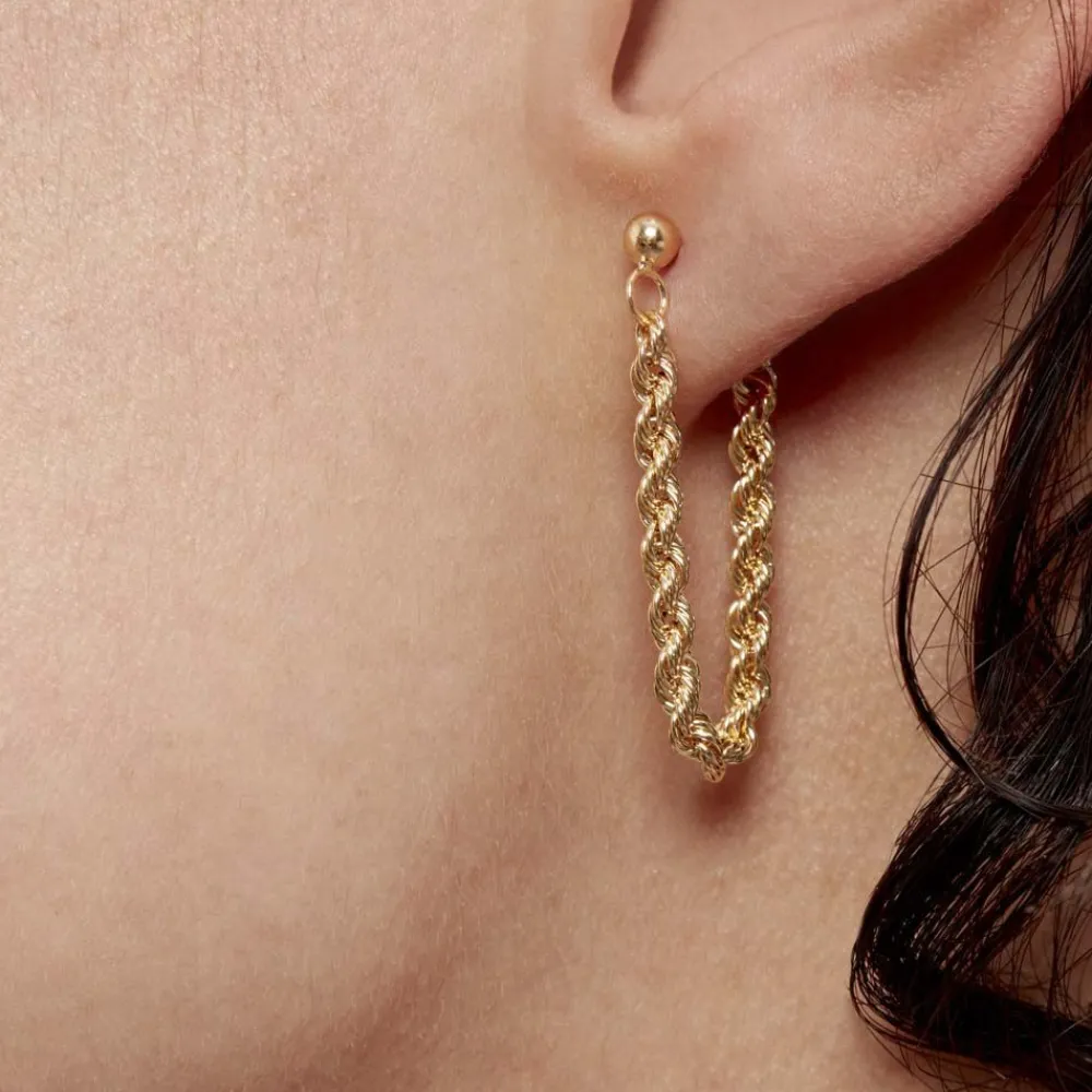 Boucles D'oreilles Pendantes Cordelia Or Jaune|Marc Orian Discount