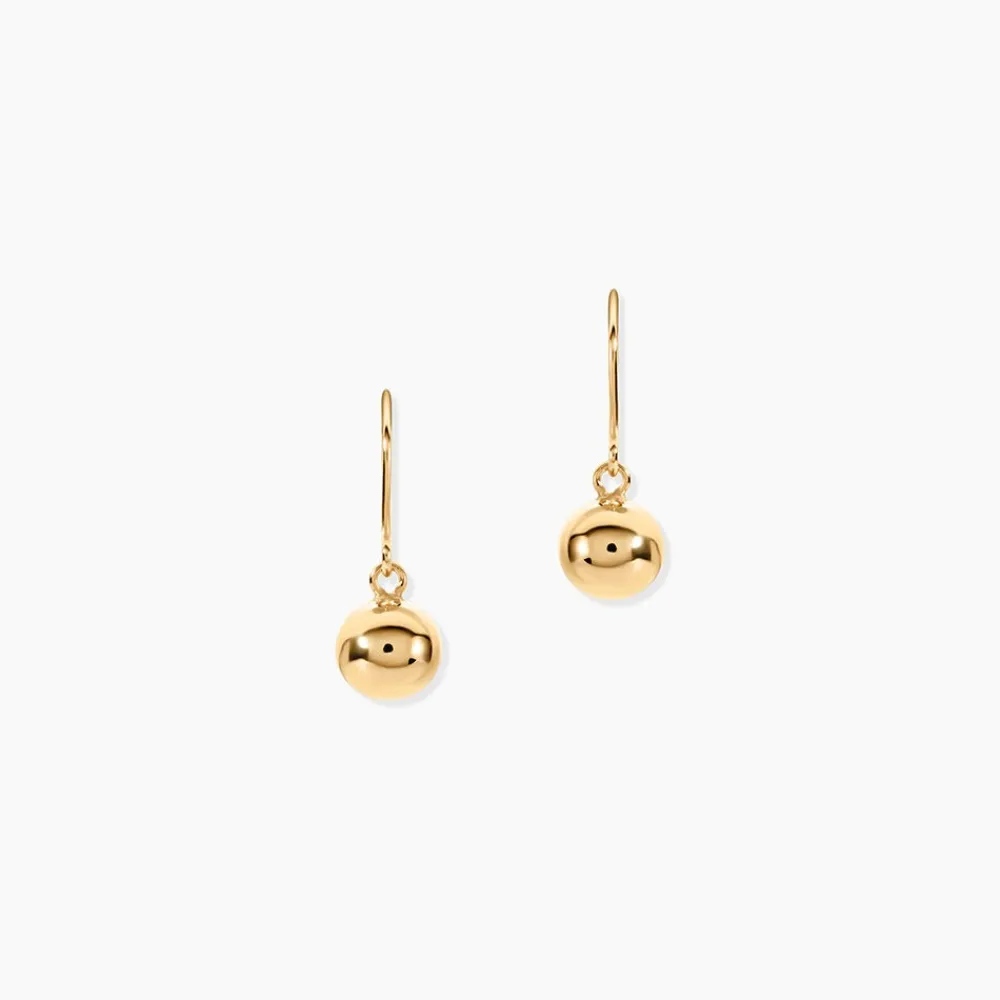 Boucles D'oreilles Pendantes Fidelia Boules Or Jaune|Marc Orian Sale