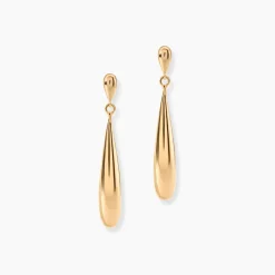 Boucles D'Oreilles Pendantes Imma Plaqué Or Jaune|Marc Orian Online