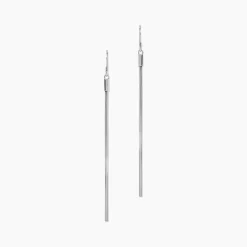 Boucles D'oreilles Pendantes Yaka Argent Blanc|Marc Orian Clearance