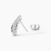 Boucles D'oreilles Pendantes Cynthia Argent Blanc Oxyde De Zirconium|Marc Orian Discount
