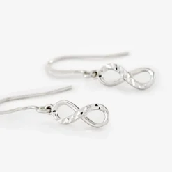 Boucles D'oreilles Pendantes Argent Blanc Teoxane|Marc Orian Online