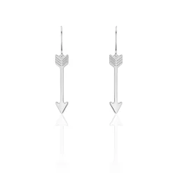 Boucles D'oreilles Pendantes Shaneze Argent Blanc|Marc Orian Discount