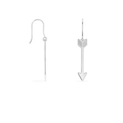 Boucles D'oreilles Pendantes Shaneze Argent Blanc|Marc Orian Discount