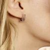 Boucles D'oreilles Pendantes Argent Blanc Oxyde De Zirconium|Marc Orian Online