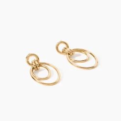 Boucles D'Oreilles Pendantes Felicity Plaqué Or Jaune|Marc Orian Sale