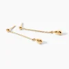 Boucles D'Oreilles Pendantes Maheva Plaqué Or Jaune|Marc Orian Clearance
