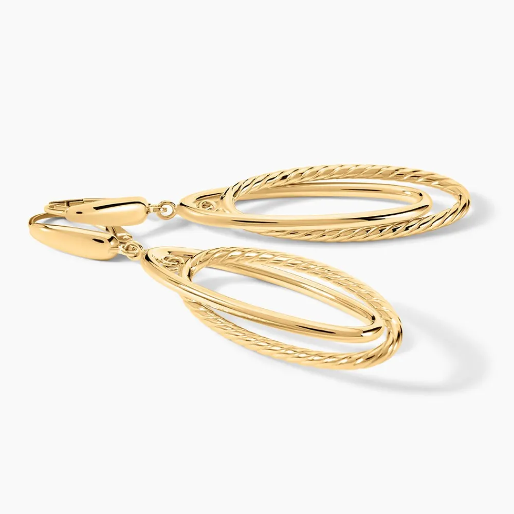 Boucles D'Oreilles Pendantes Francisek Or Jaune|Marc Orian Clearance