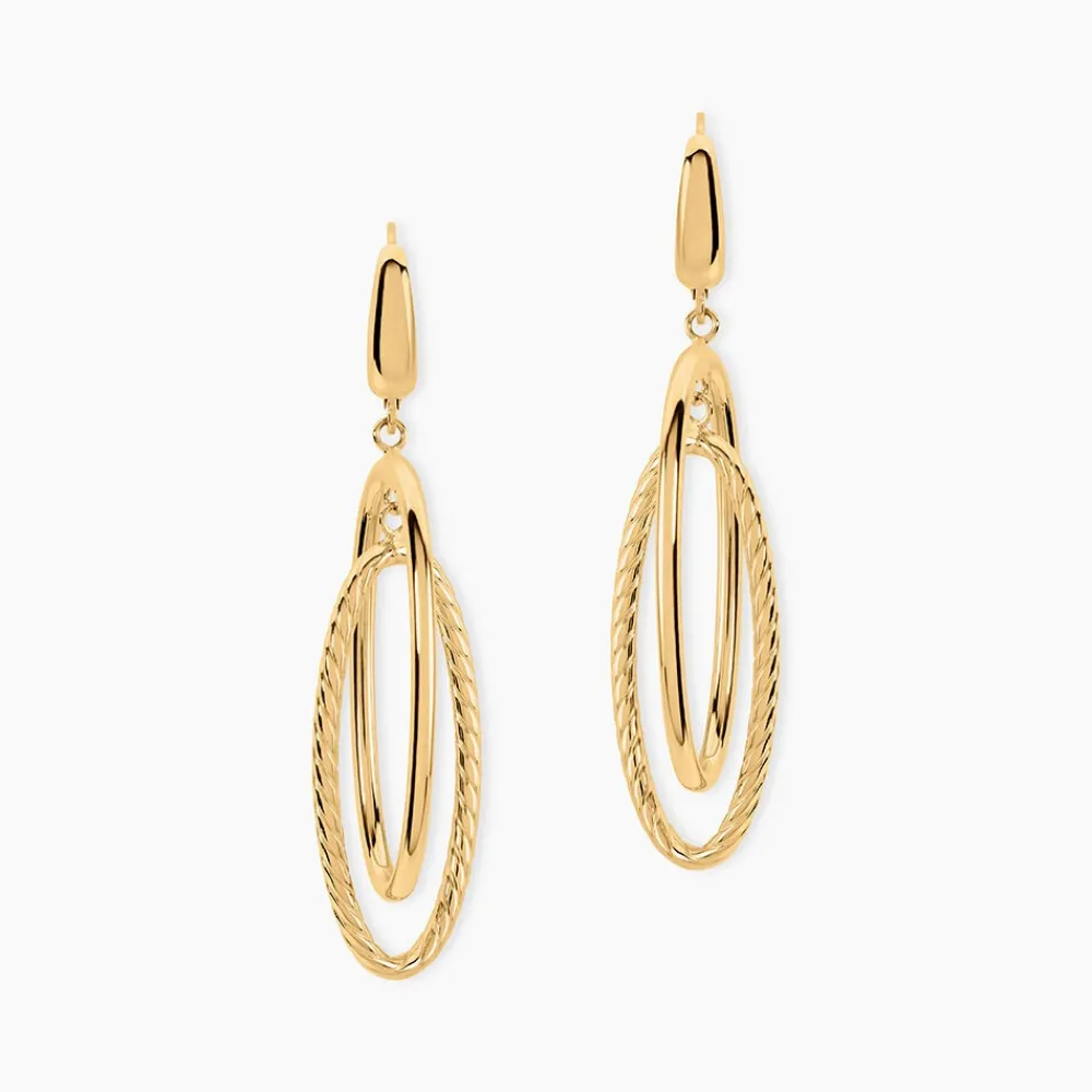 Boucles D'Oreilles Pendantes Francisek Or Jaune|Marc Orian Clearance