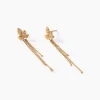 Boucles D'oreilles Pendantes Althea Plaqué Or Doré|Marc Orian Outlet