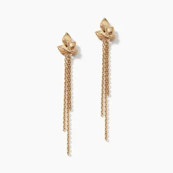 Boucles D'oreilles Pendantes Althea Plaqué Or Doré|Marc Orian Outlet