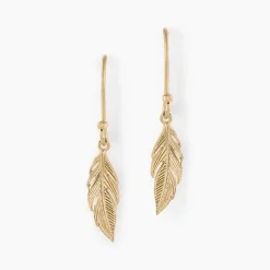 Boucles D'oreilles Pendantes Hanae Plaqué Or Jaune|Marc Orian Best
